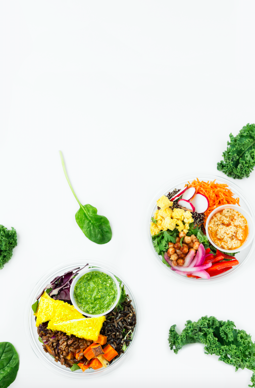 SALADS- Plant-based lunch with ELXR