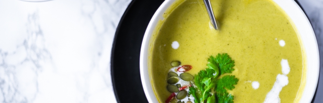 The Soup’er Bowl: Creamy Coconut Broccoli soup recipe